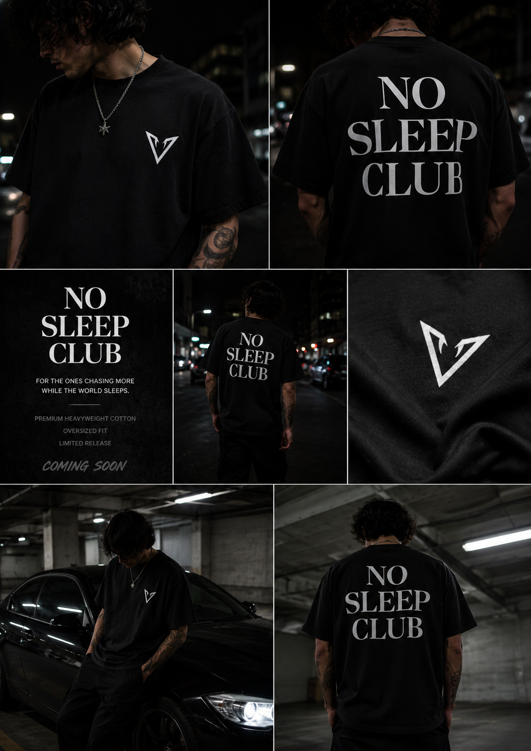 No Sleep Club Tee — Coming Soon
