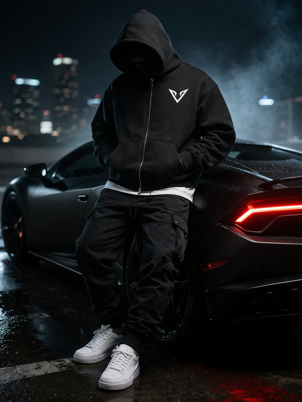 No Sleep Club Hoodie – Black